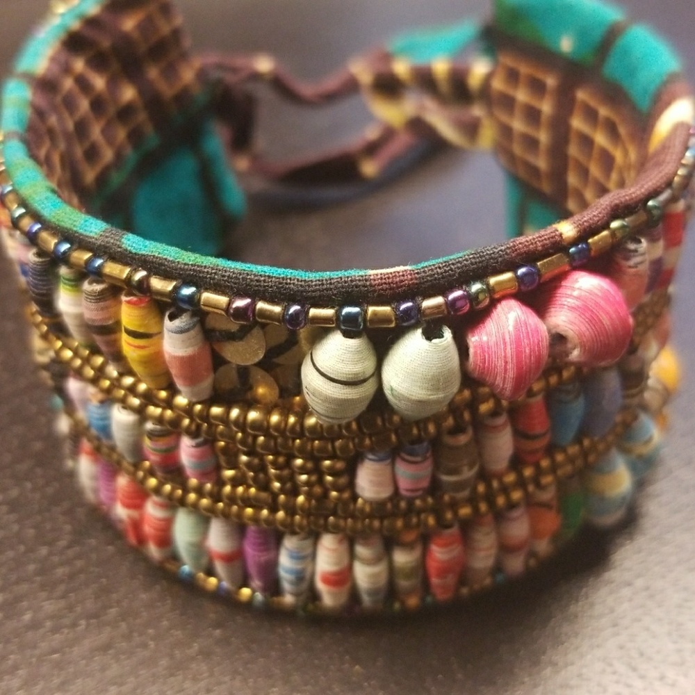 Handmade beaded bracelet